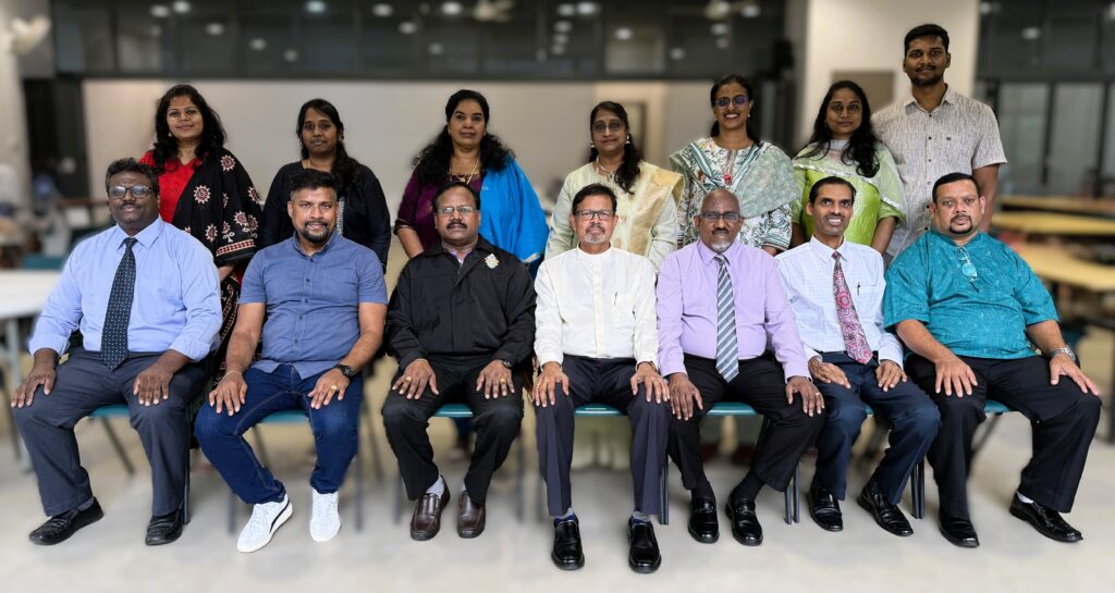 2026 leadership team committee group photo at SJSM Tamil Church in Dover.