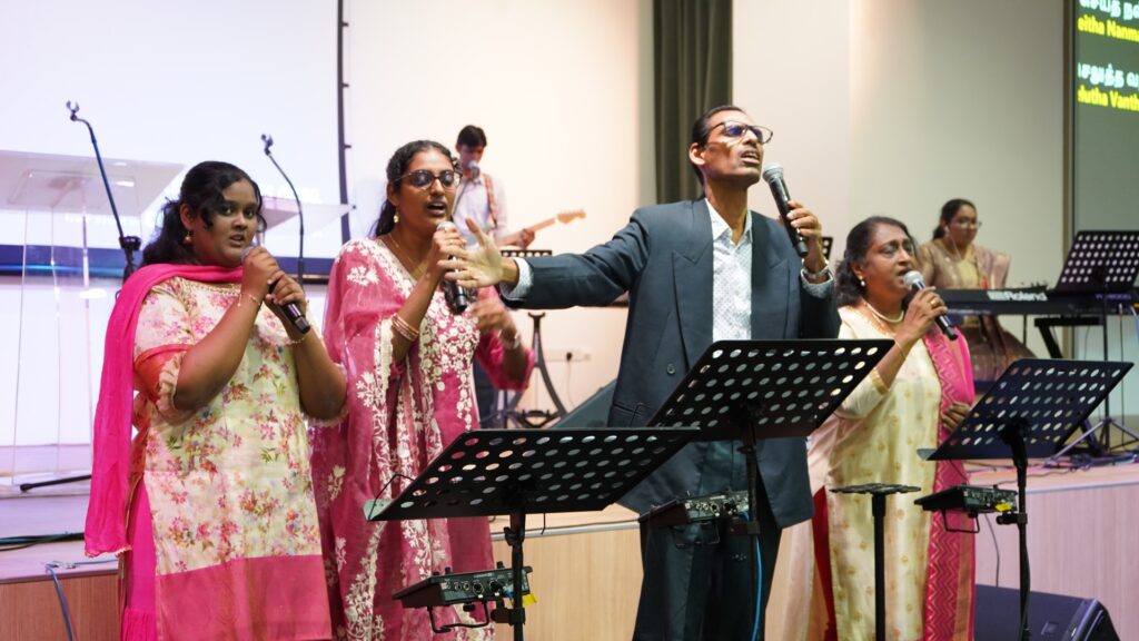Worship during our Festival of Peace & Blessings, Day 2.