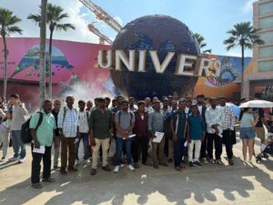 Our dormitory ministry group enjoying a recreational outing at Universal Studios - Singapore.
